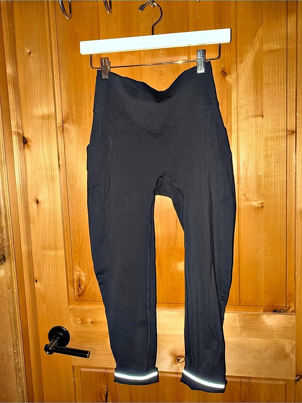 Lululemon Fast and Free High-Rise Crop Leggings Black Size 4 23”